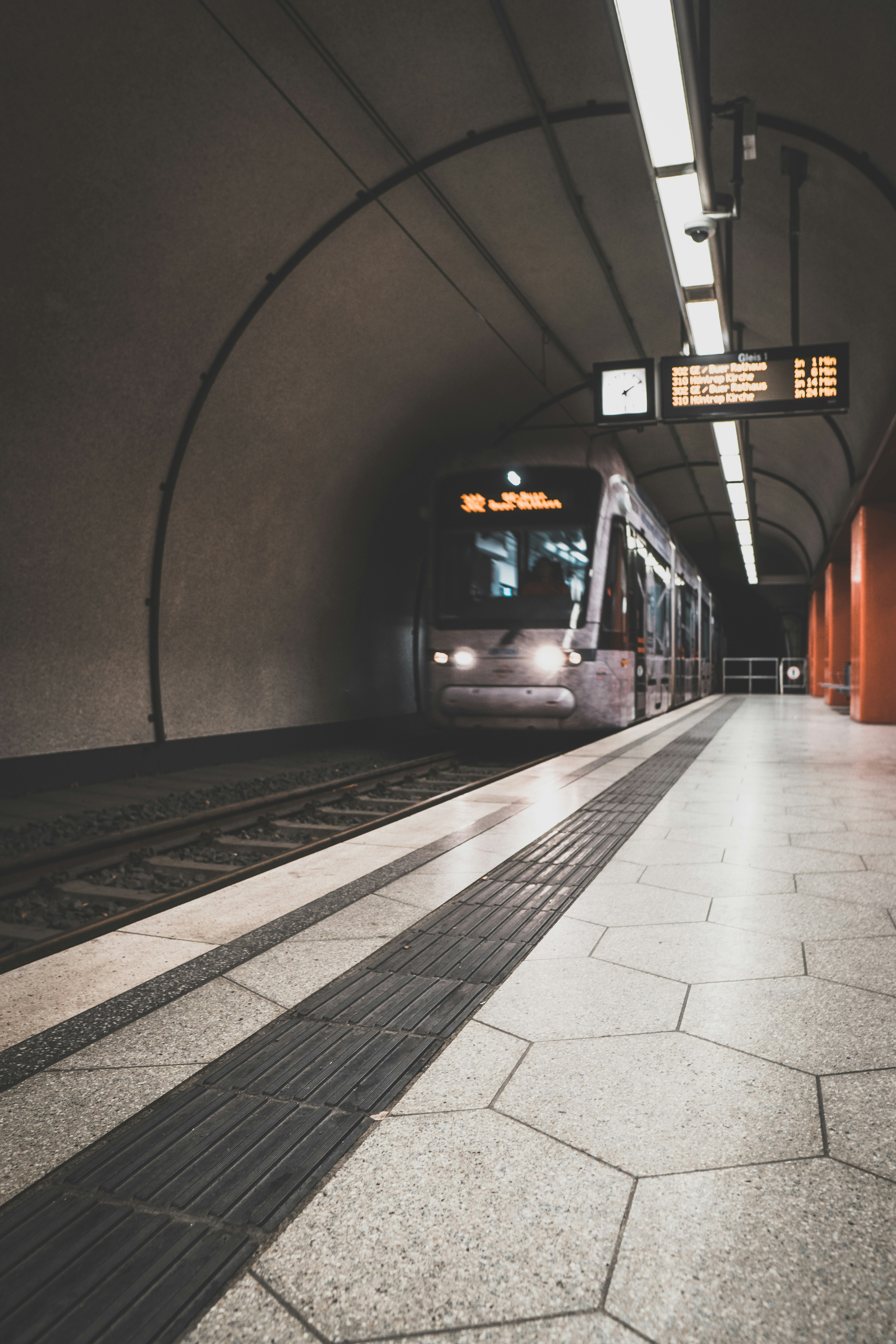 train under tunnel